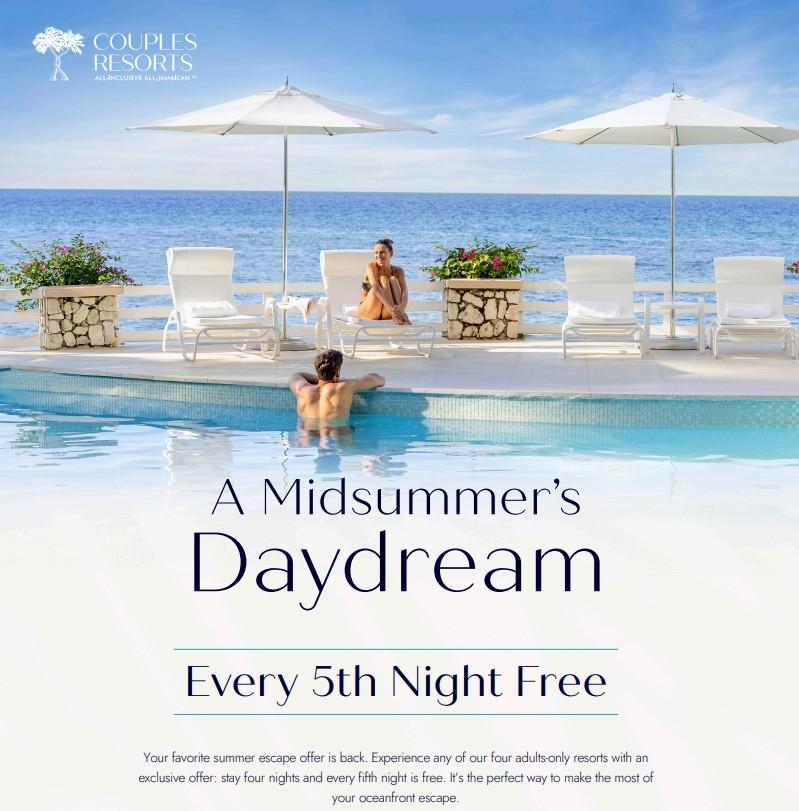Couples Resorts Midsummer Daydream special offer