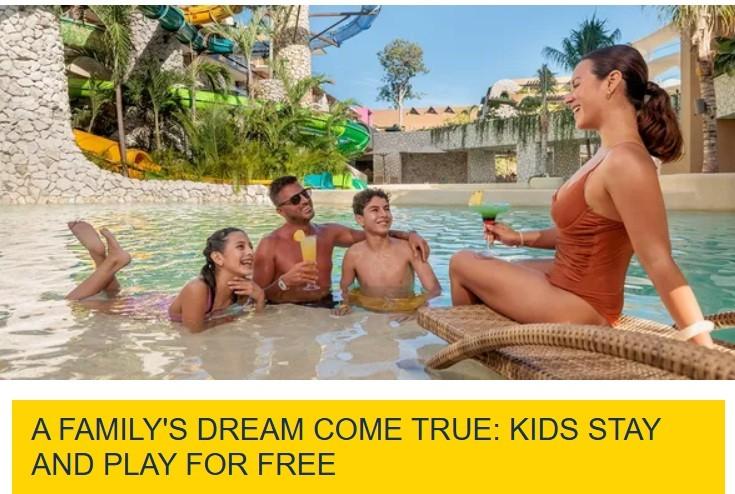 Kids stay and play free family travel offer