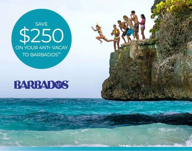 Barbados vacation savings offer